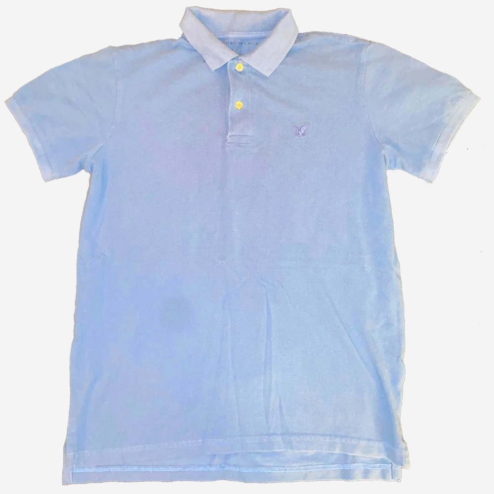 American Eagle Collared Polo Shirt - Men S